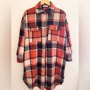 Longline flannel